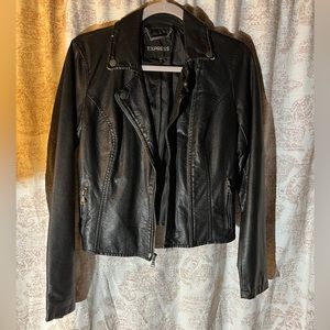 Express Vegan Leather Jacket size XS